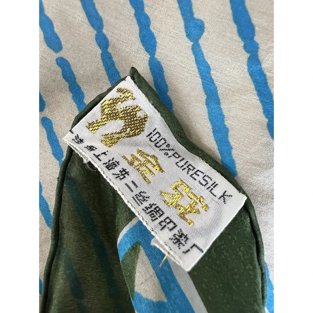 Womens Square Scarf 100% Silk 31